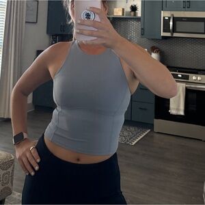 Light blue Sleeveless Athletic Top